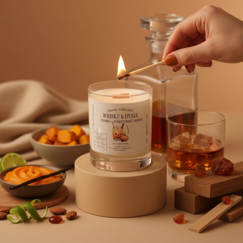 Whisky & Dynia – świeca sojowa